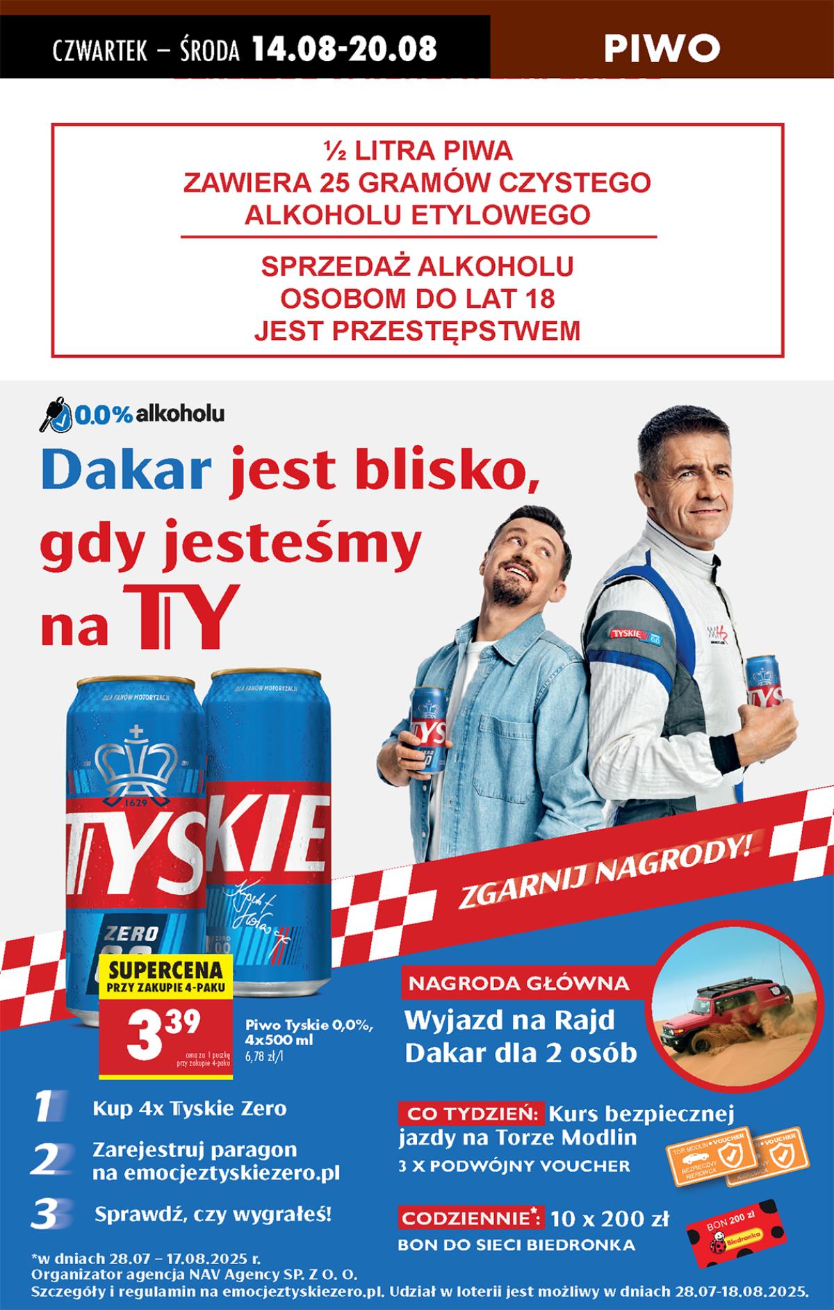 Leták Biedronka Polsko 14.8.-20.8.2025 strana 62
