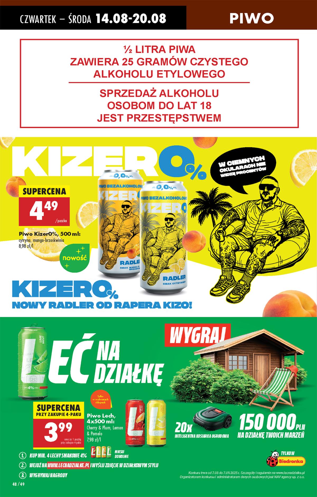 Leták Biedronka Polsko 14.8.-20.8.2025 strana 64