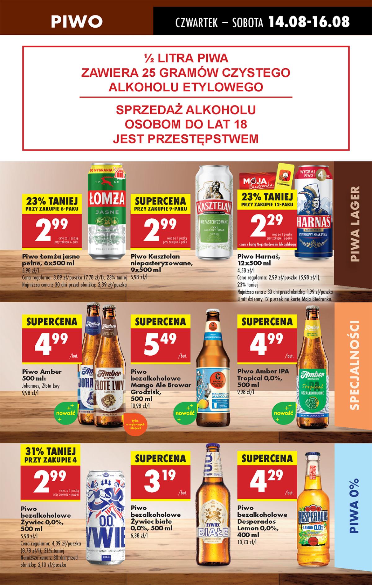Leták Biedronka Polsko 14.8.-20.8.2025 strana 65