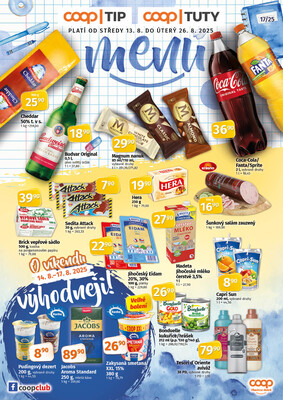 COOP Tuty-Tip do 26.8.