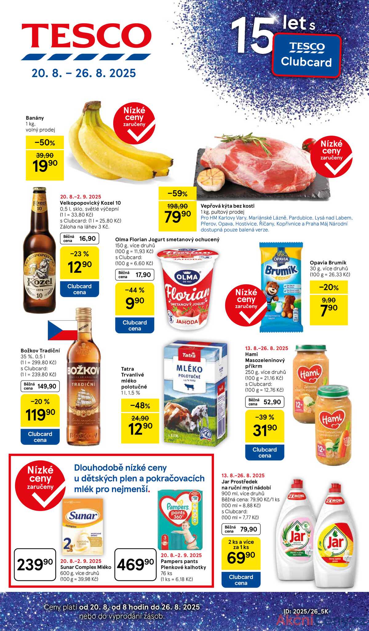 Tesco malé hypermarkety od 20.8. do 26.8.2025 strana 1
