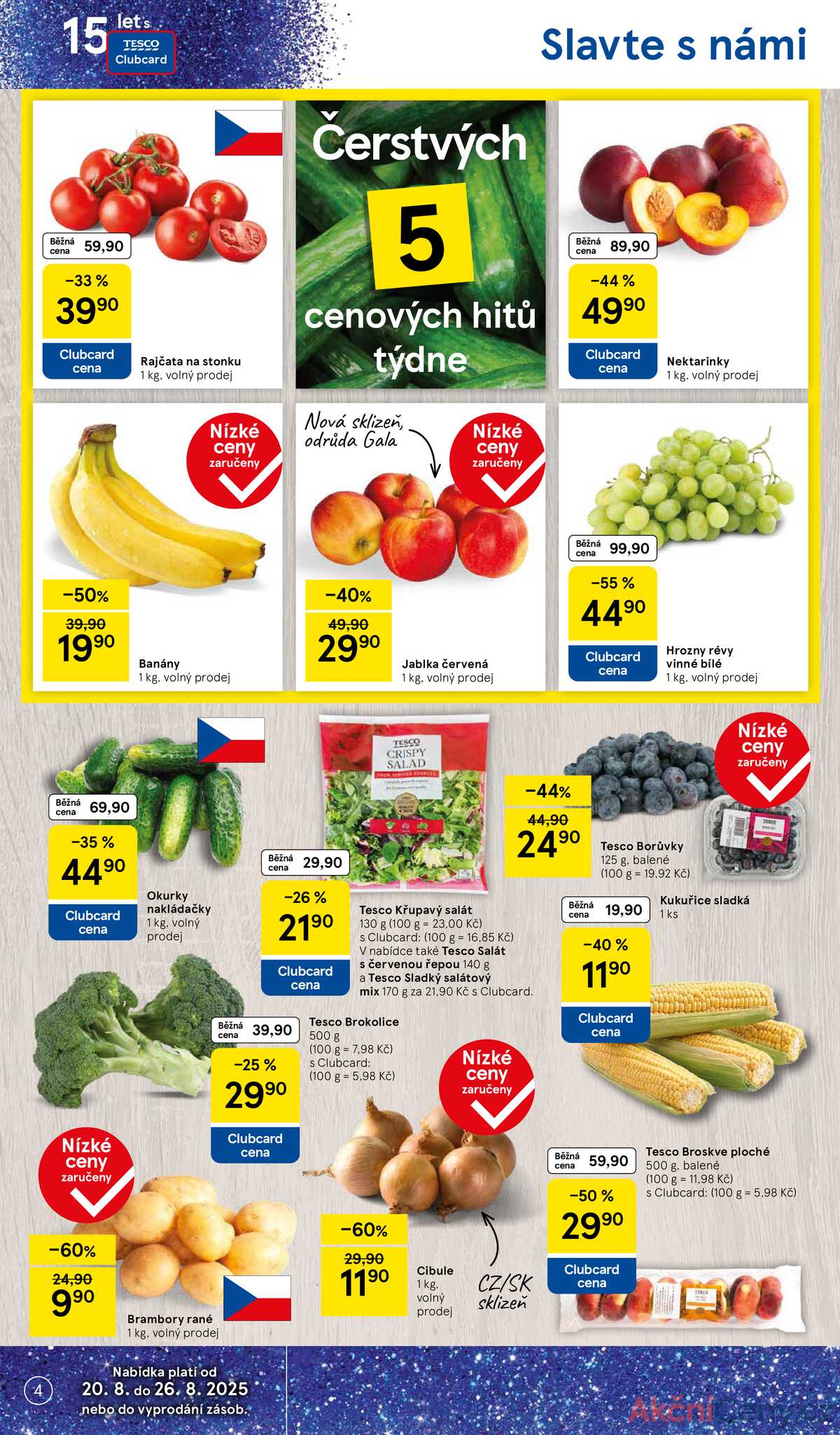 Tesco malé hypermarkety od 20.8. do 26.8.2025 strana 4