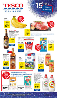 Tesco malé hypermarkety od 20.8. do 26.8.2025