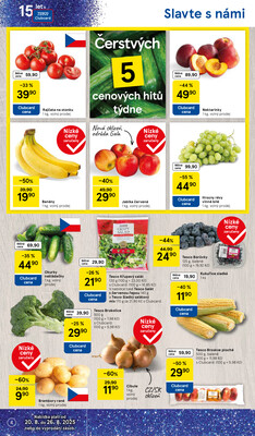 Tesco malé hypermarkety od 20.8. do 26.8.2025