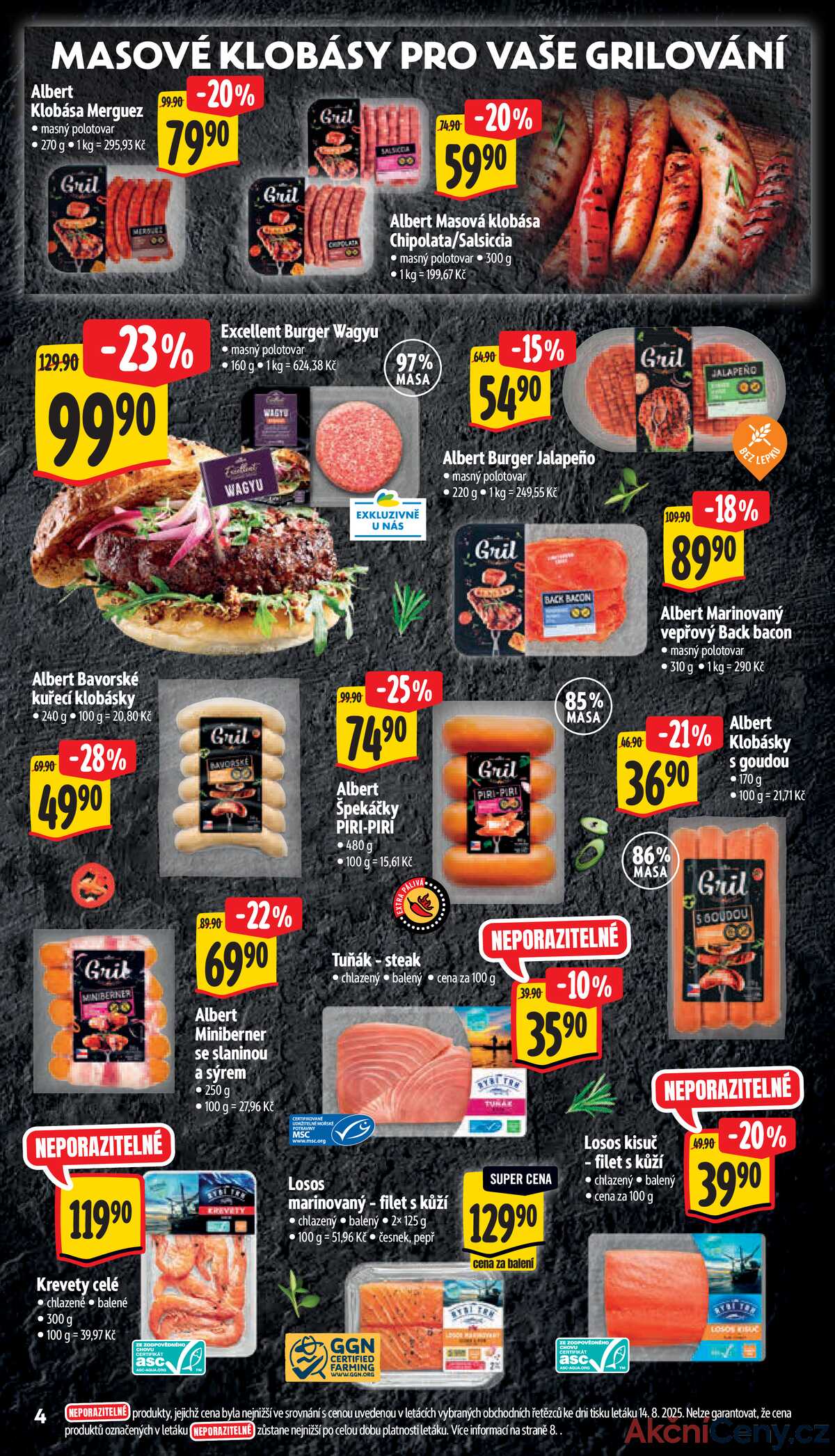 Albert Supermarket od 20.8. do 26.8.2025 strana 4