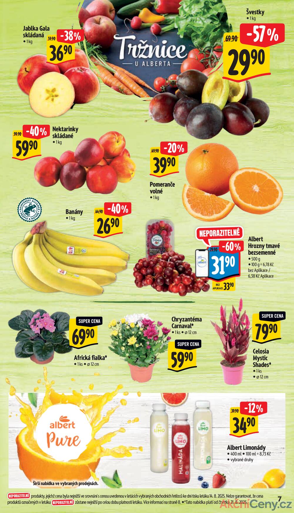 Leták Albert - Albert Supermarket od 20.8. do 26.8.2025 - strana 7 Leták Albert - Albert Supermarket od 20.8. do 26.8.2025 - strana 7
