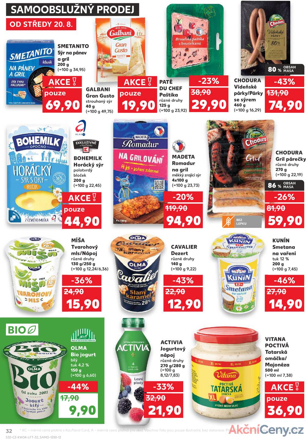 Leták Kaufland - Kaufland 20.8. - 26.8. - Kaufland - Děčín - strana 32