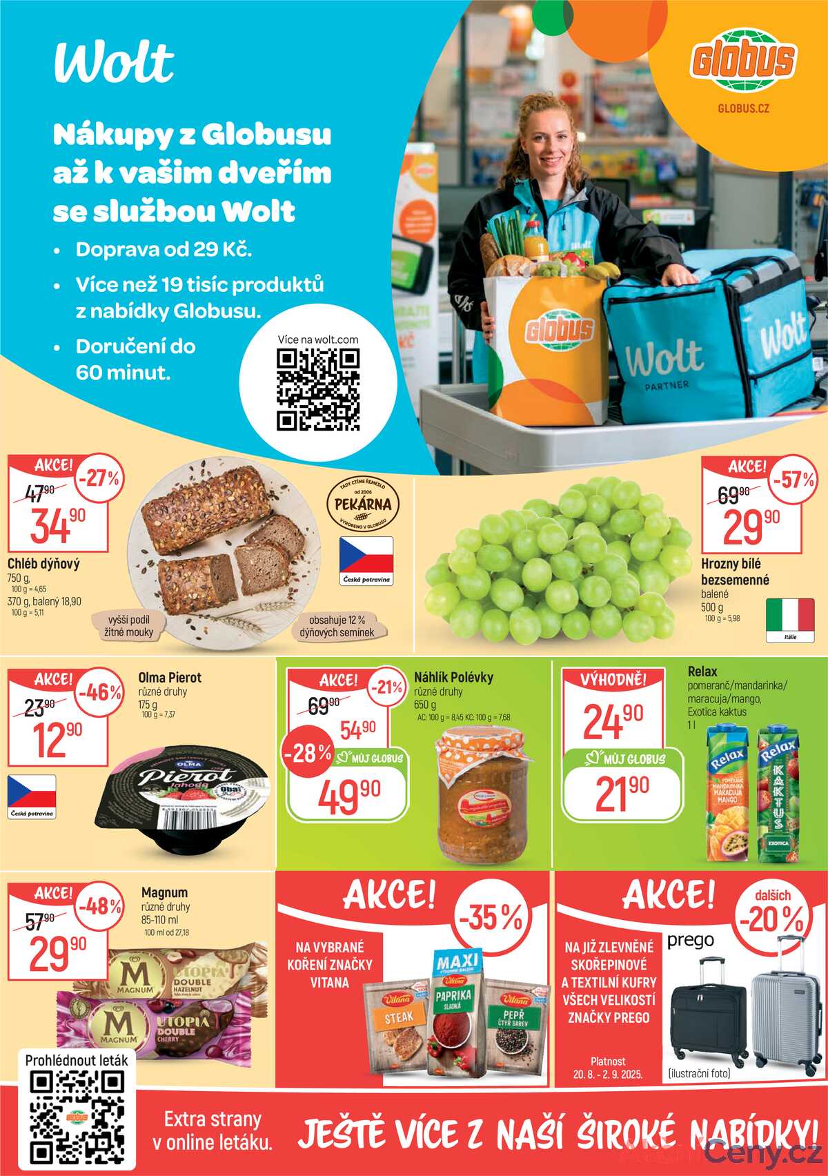 Akční leták Globus 20.8. - 26.8.2025 - Globus Chotíkov u Plzně strana 2