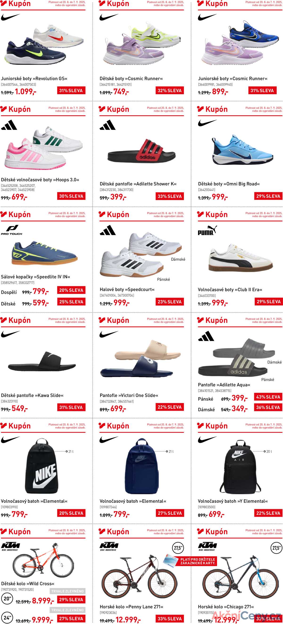 Intersport  od 20.8. do 7.9.2025 strana 2