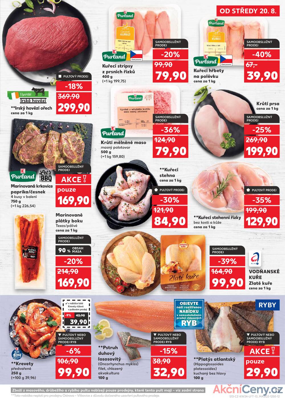 Leták Kaufland - Kaufland 20.8. - 26.8. - Kaufland - Pardubice (S. K. Neumanna) - strana 13