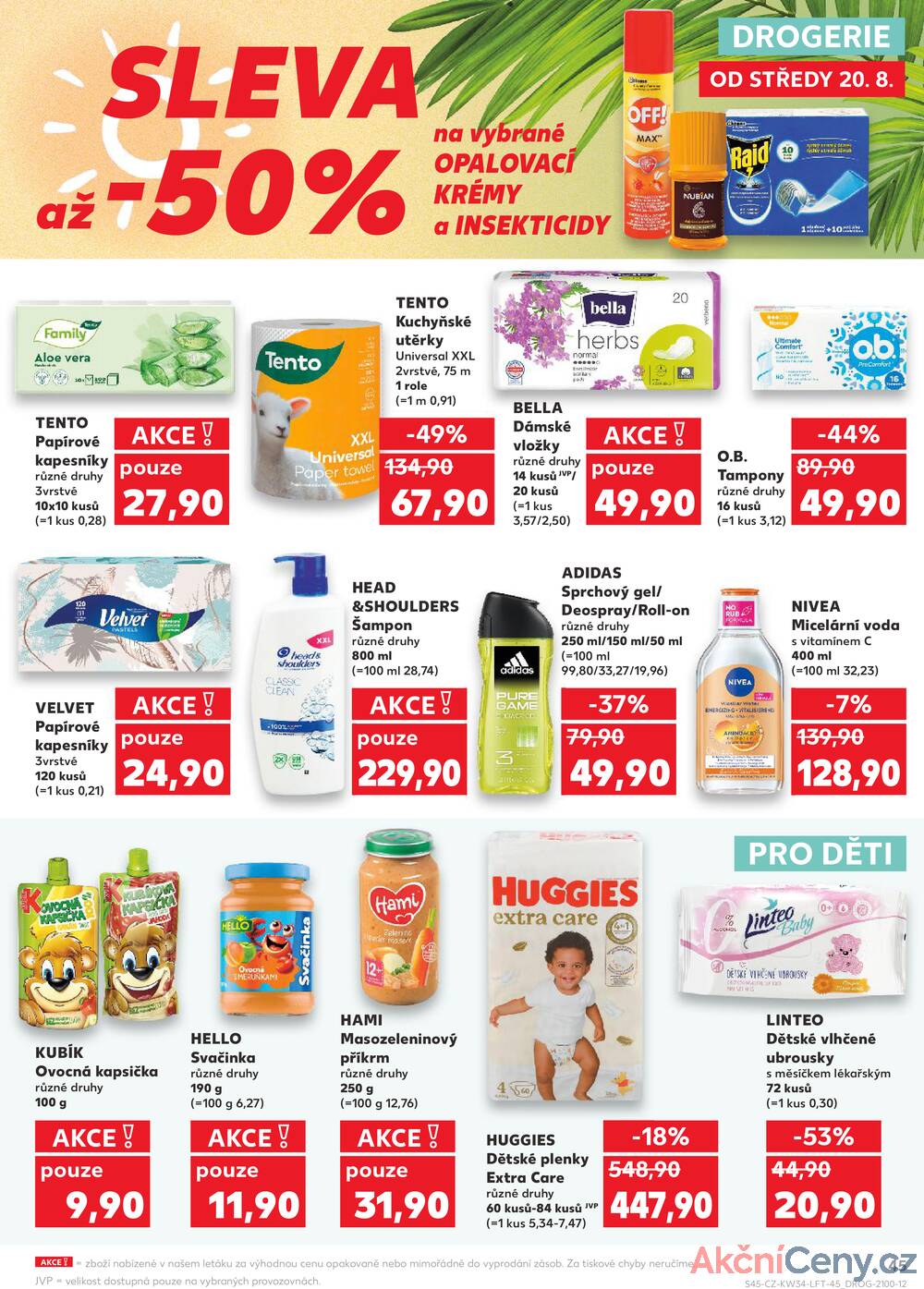 Leták Kaufland - Kaufland 20.8. - 26.8. - Kaufland - Pardubice (S. K. Neumanna) - strana 45