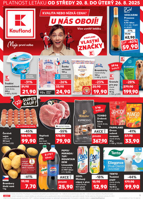 Leták Kaufland 20.8. - 26.8. - Kaufland - Most