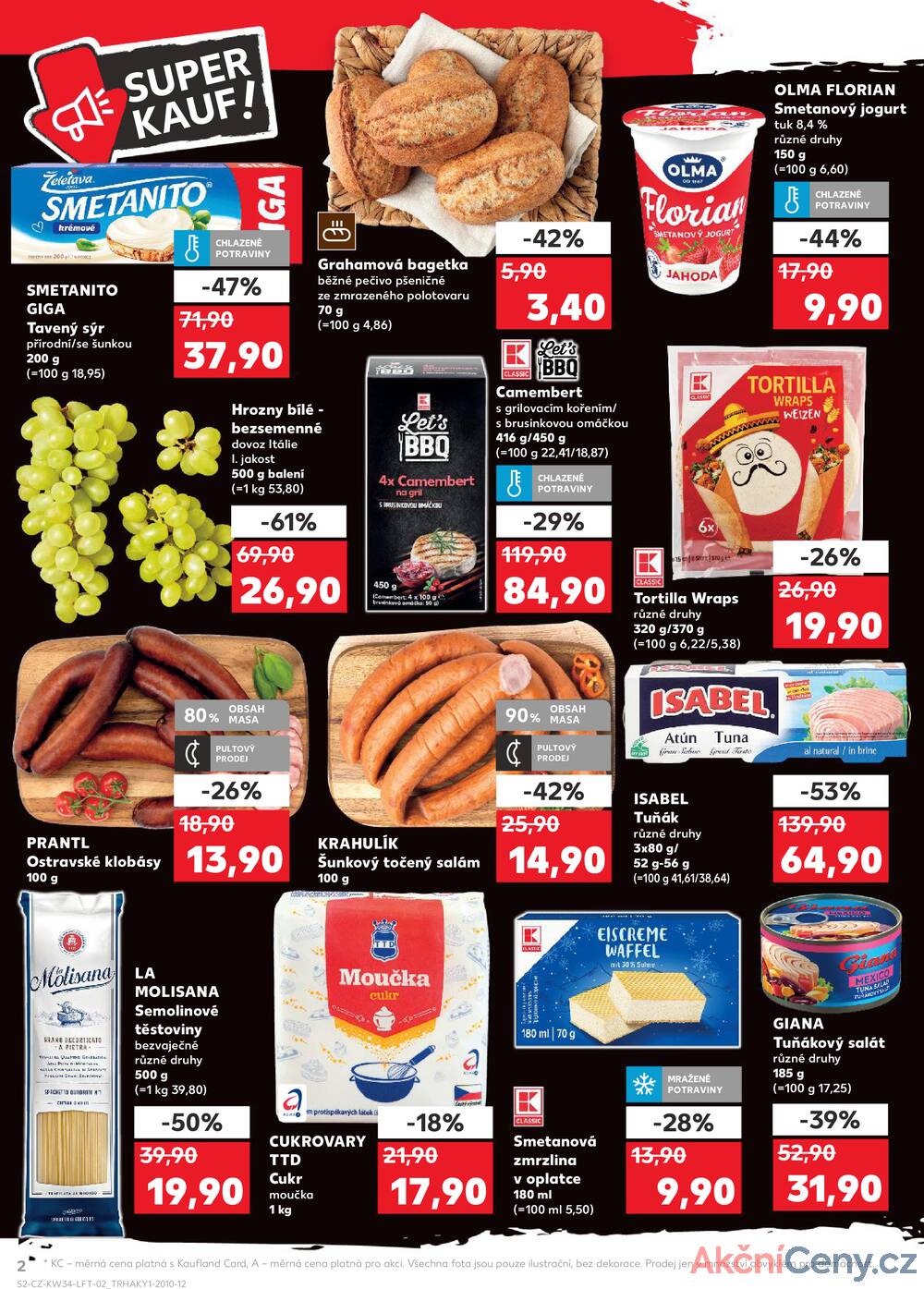 Leták Kaufland - Kaufland 20.8. - 26.8. - Kaufland - Rakovník (ul. Luženská) - strana 2