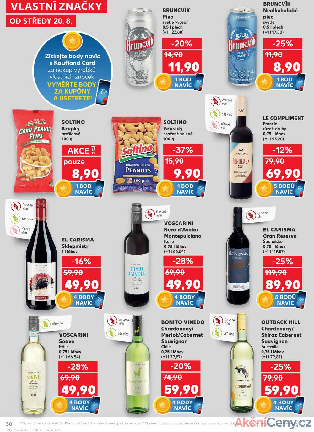 Leták Kaufland - Kaufland 20.8. - 26.8. - Kaufland - Rakovník (ul. Luženská) - strana 30
