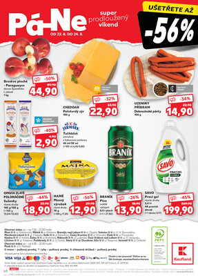 Kaufland 20.8. - 26.8. - Kaufland - Rakovník (ul. Luženská)