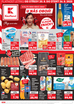 Leták Kaufland 20.8. - 26.8. - Kaufland - Žďár nad Sázavou