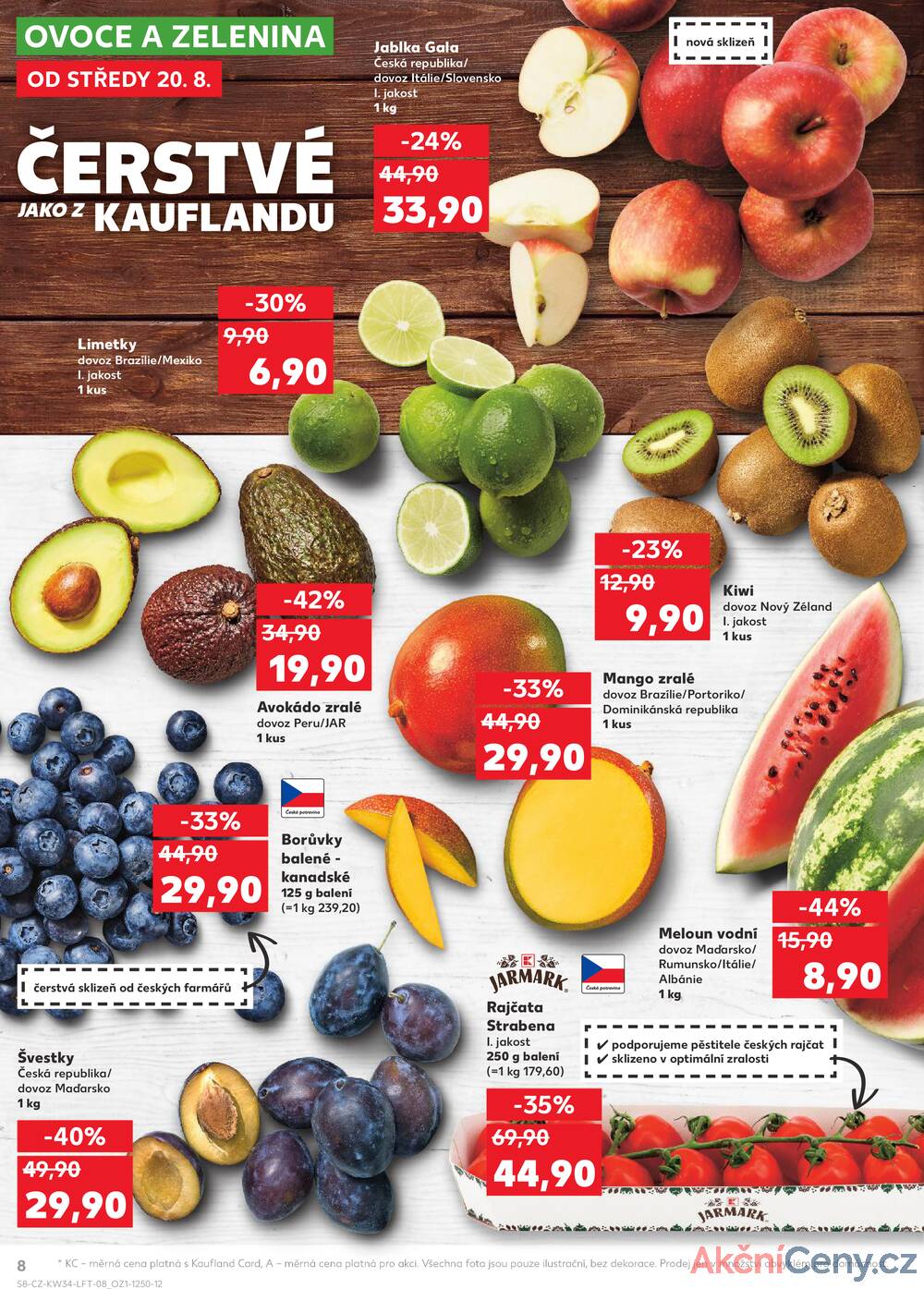 Leták Kaufland - Kaufland 20.8. - 26.8. - Kaufland - Jeseník 1 - strana 8