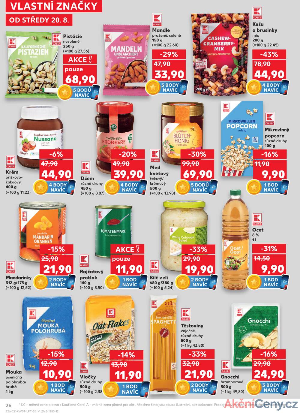 Leták Kaufland - Kaufland 20.8. - 26.8. - Kaufland - Jeseník 1 - strana 26