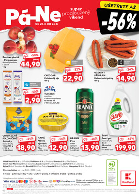 Kaufland 20.8. - 26.8. - Kaufland - Jeseník 1
