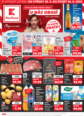 Kaufland 20.8. - 26.8. - Kaufland - Frýdek Místek