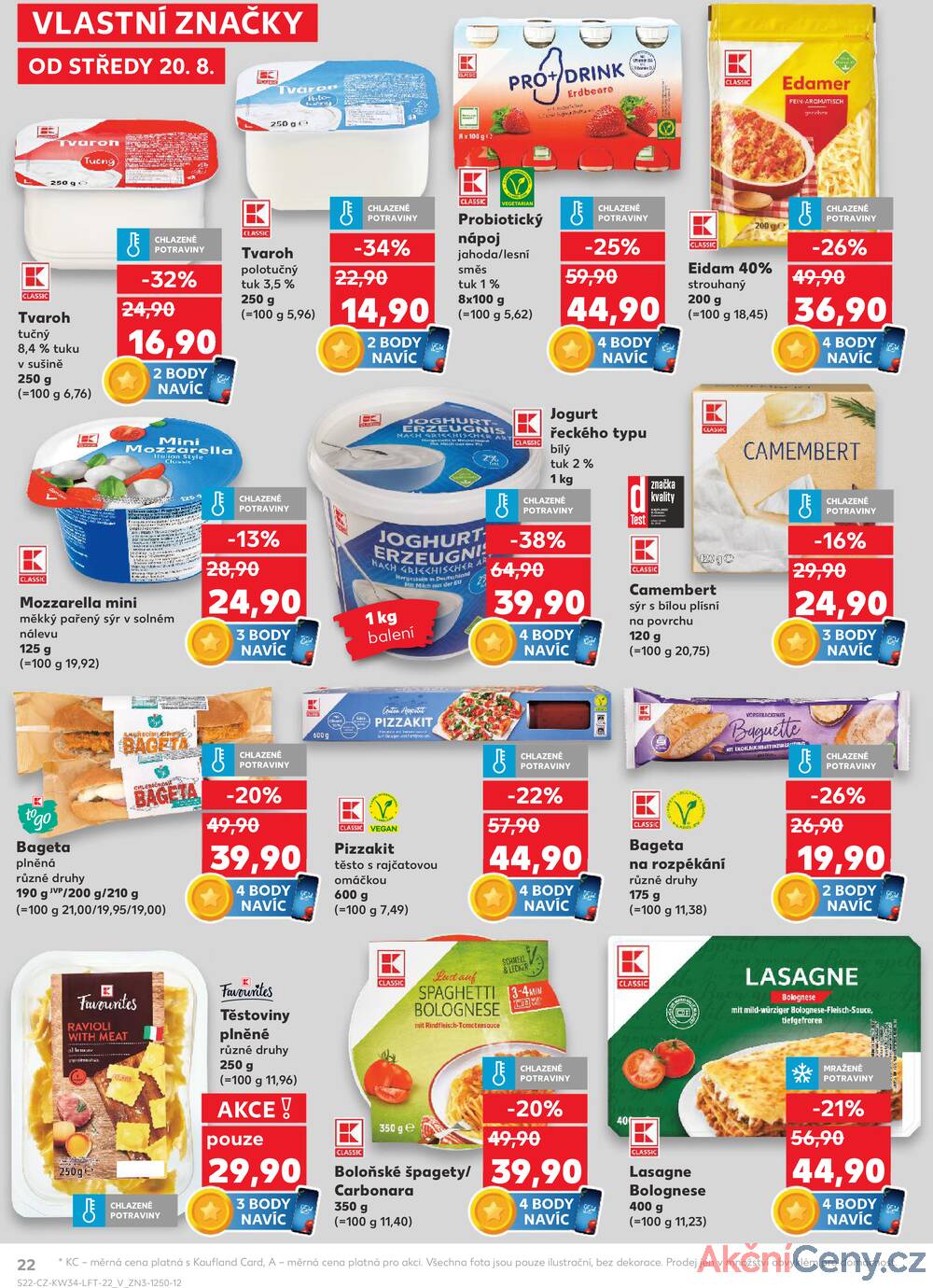 Leták Kaufland - Kaufland 20.8. - 26.8. - Kaufland - Nový Jičín - strana 22
