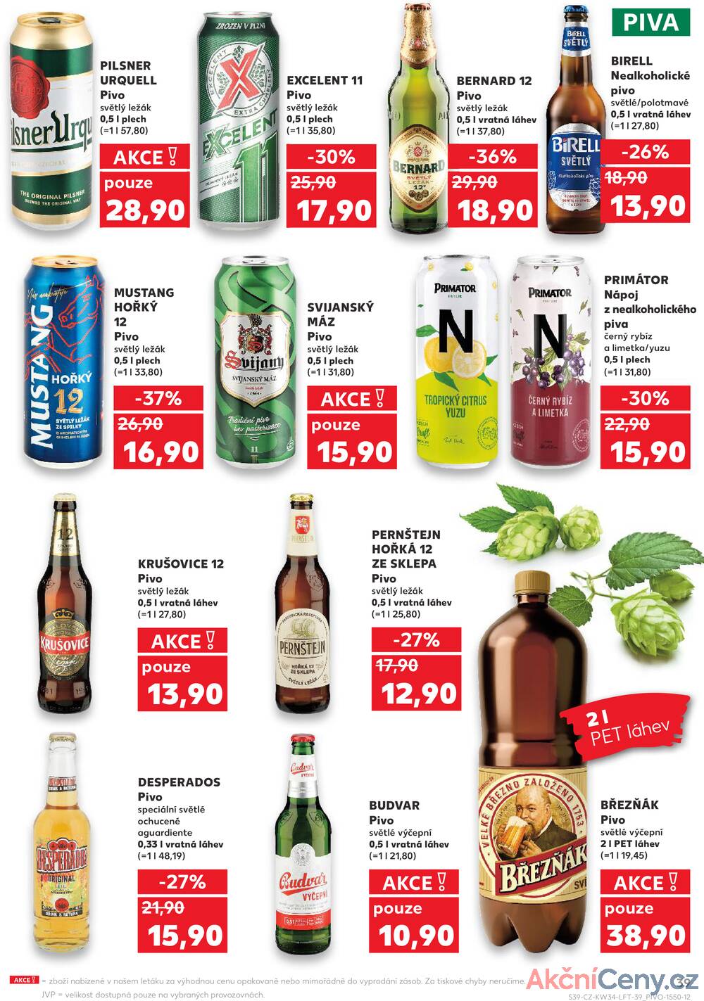 Leták Kaufland - Kaufland 20.8. - 26.8. - Kaufland - Kuřim - strana 39