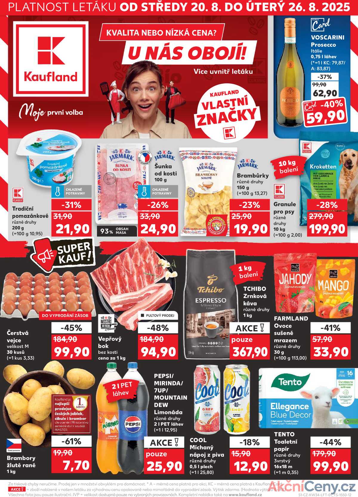Kaufland 20.8. - 26.8. - Kaufland - Vrchlabí strana 1