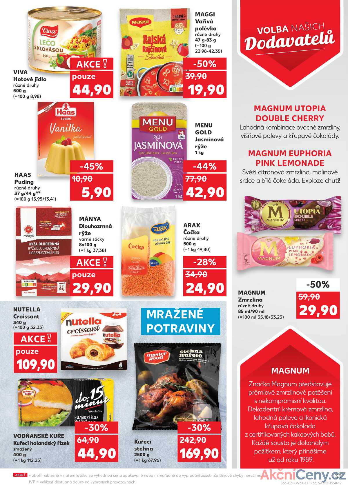 Kaufland 20.8. - 26.8. - Kaufland - Vrchlabí strana 33