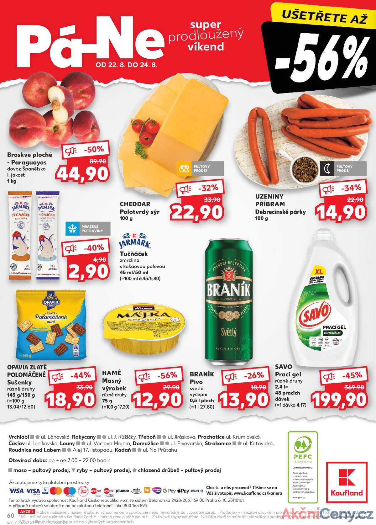 Kaufland 20.8. - 26.8. - Kaufland - Vrchlabí strana 60