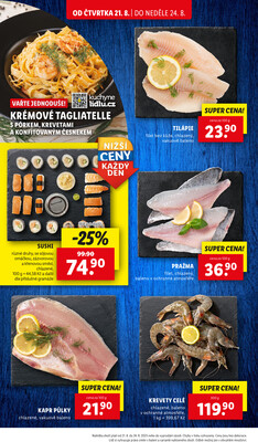Lidl Čtvrtek od 21.8. do 24.8.2025