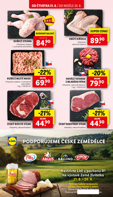 Lidl Čtvrtek od 21.8. do 24.8.2025