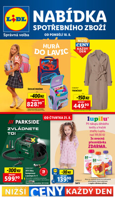Lidl Spotřební zboží 18.8. - 24.8.