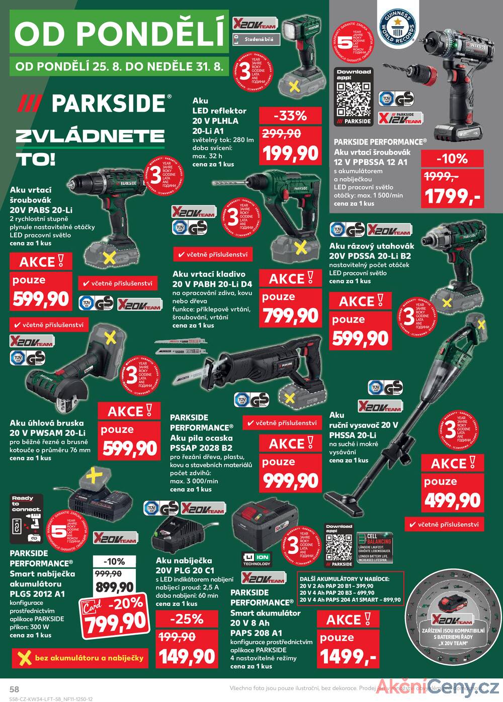 Leták Kaufland - Kaufland 20.8. - 26.8. - Kaufland - Varnsdorf - strana 58