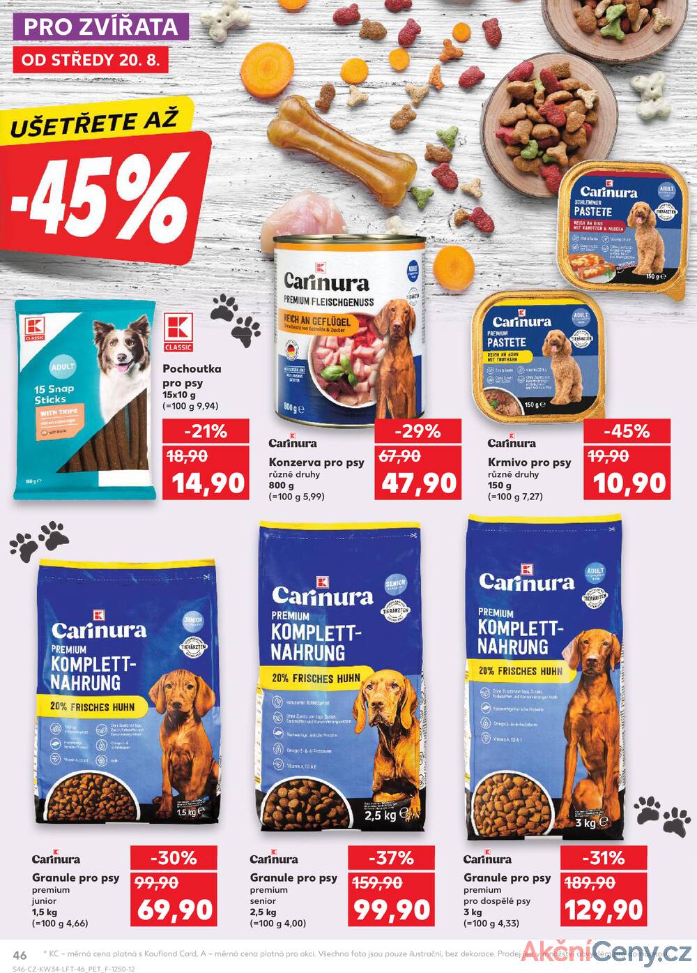 Leták Kaufland - Kaufland 20.8. - 26.8. - Kaufland - Plzeň (Lochotínská) - strana 46