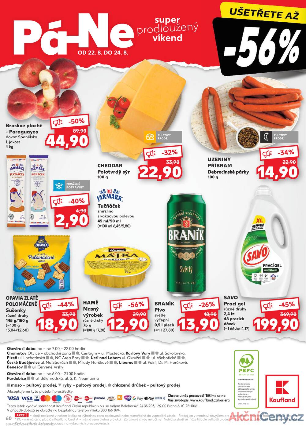 Leták Kaufland - Kaufland 20.8. - 26.8. - Kaufland - Plzeň (Lochotínská) - strana 60