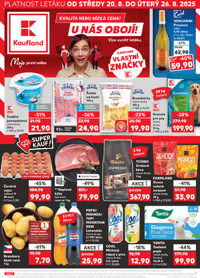Kaufland 20.8. - 26.8. - Kaufland - Opava - Kateřinky