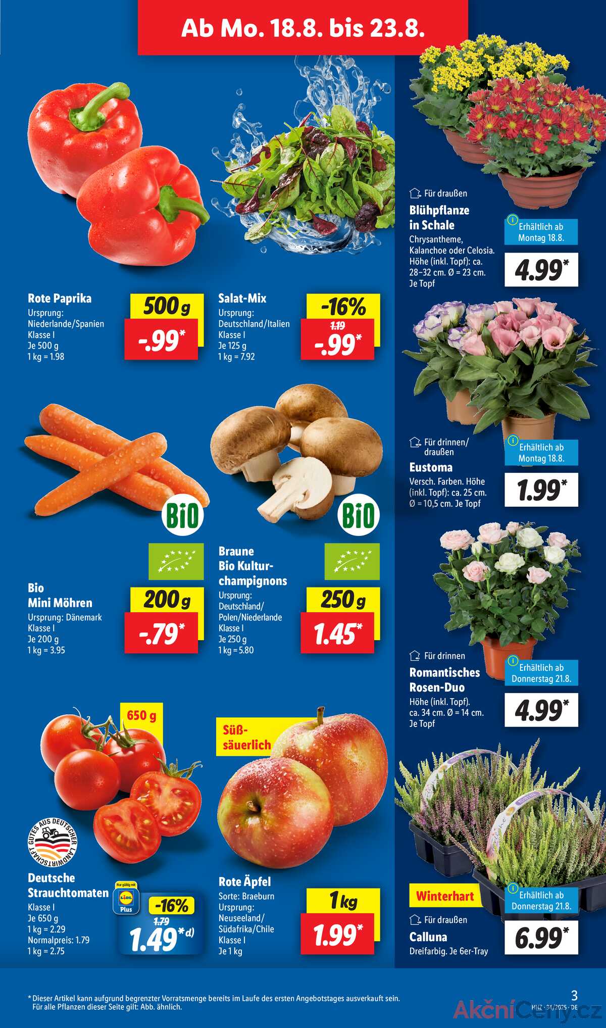Leták Lidl Německo 18.8.-23.8.2025 strana 3
