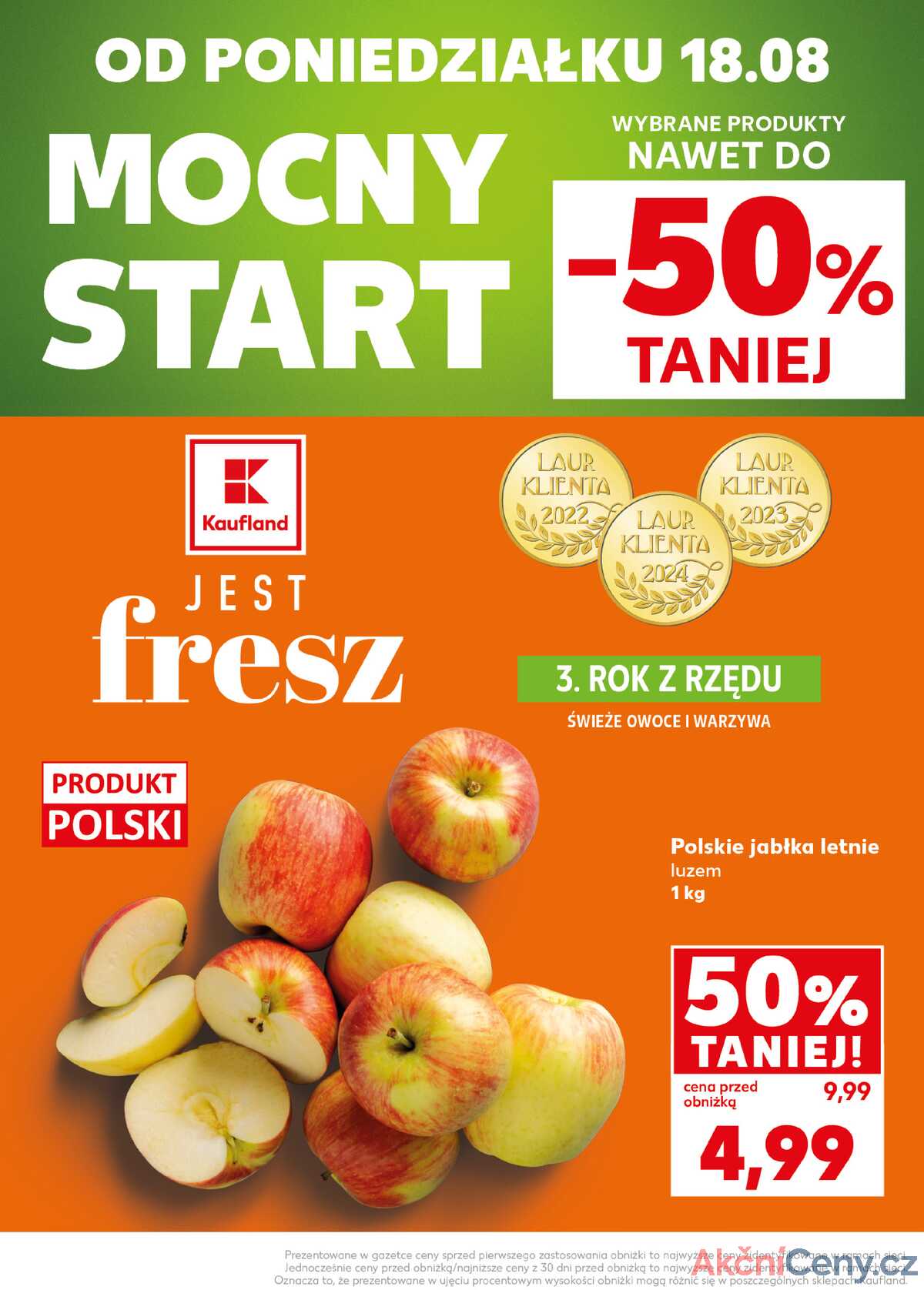 Leták Kaufland Polsko 18.8.-20.8.2025 - Silný start strana 2