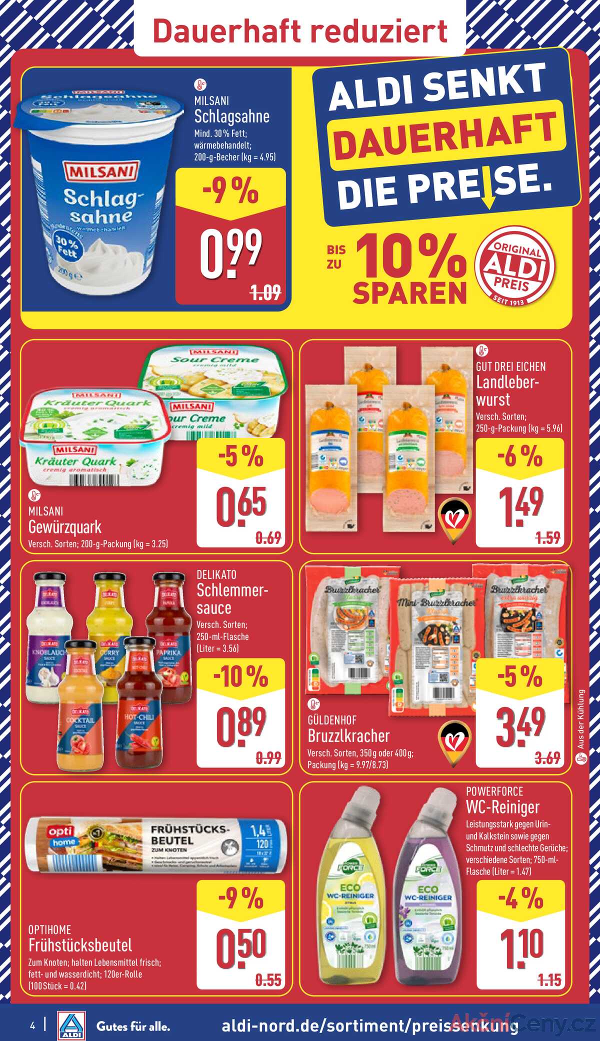 Leták ALDI Německo 25.8.-31.8.2025 strana 4