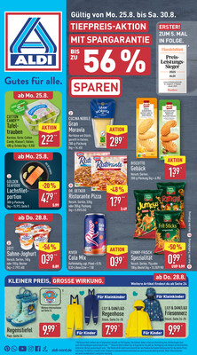 Leták ALDI Německo 25.8.-31.8.2025