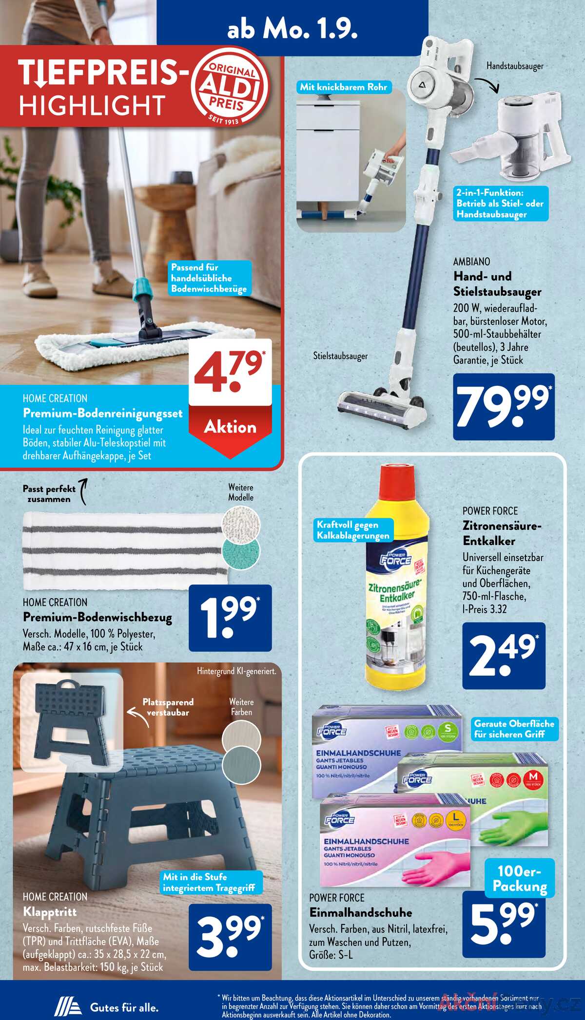 Leták ALDI SÜD Německo 1.9.-7.9.2025 strana 3