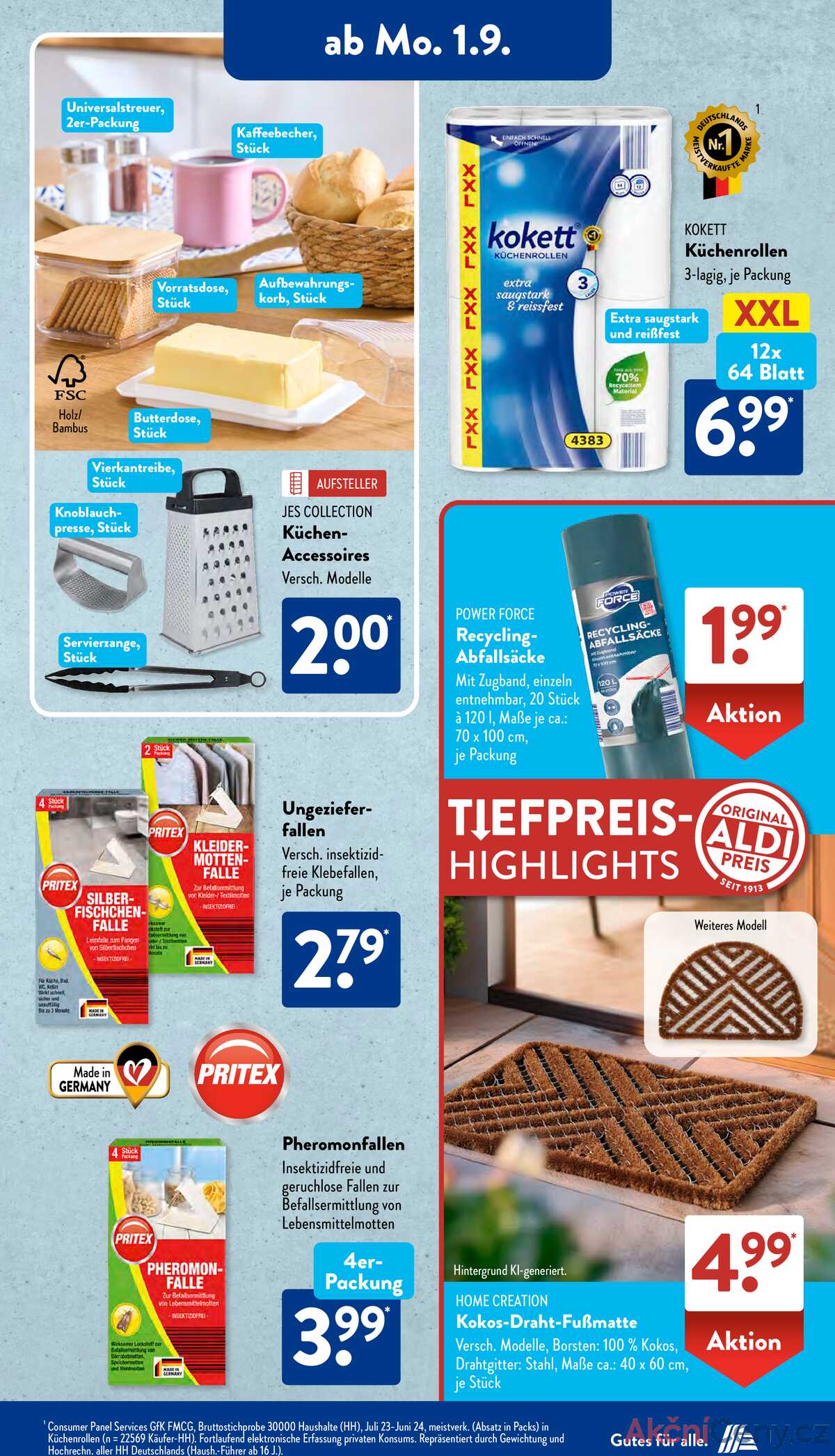 Leták ALDI SÜD Německo 1.9.-7.9.2025 strana 4