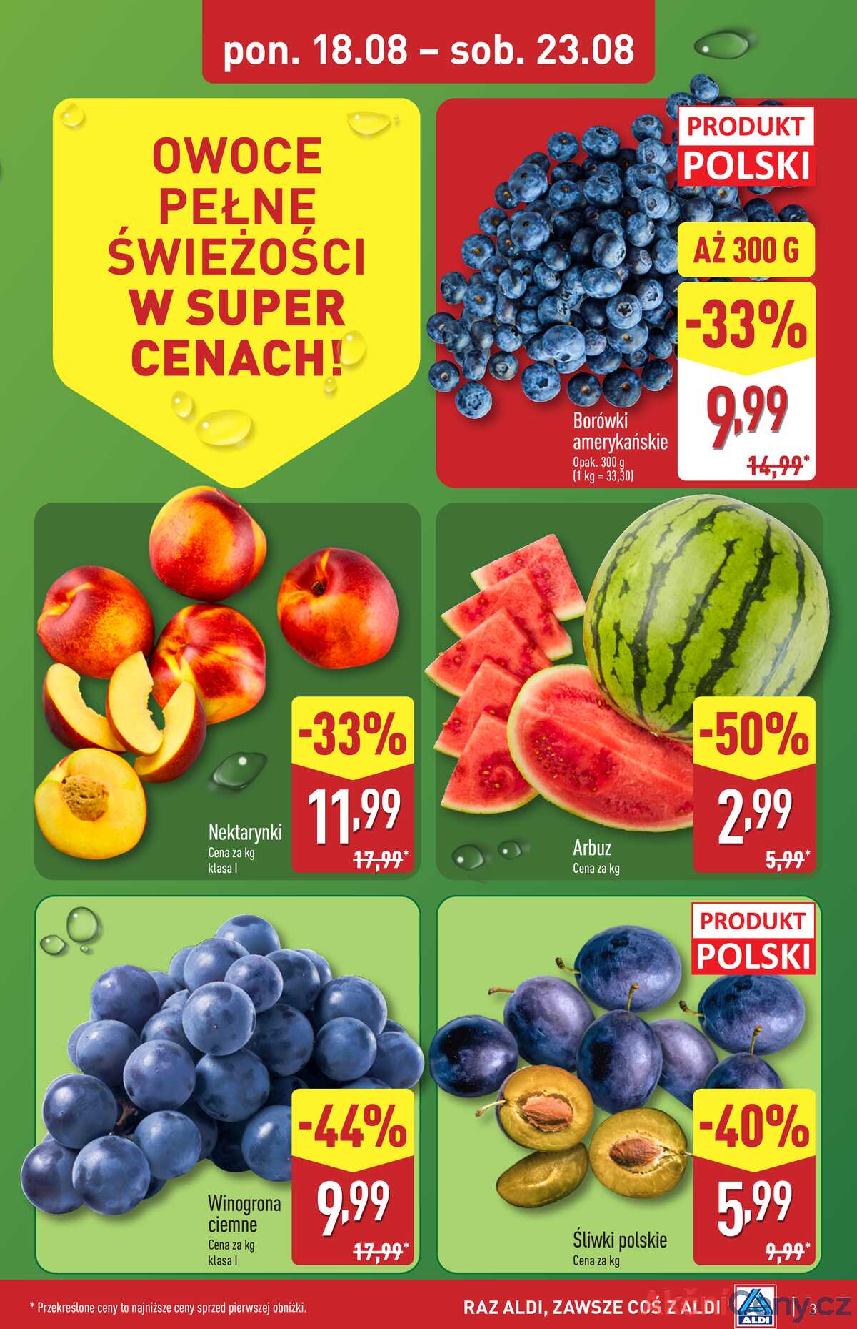 Leták Aldi Polsko 18.8.-23.8.2025 strana 3