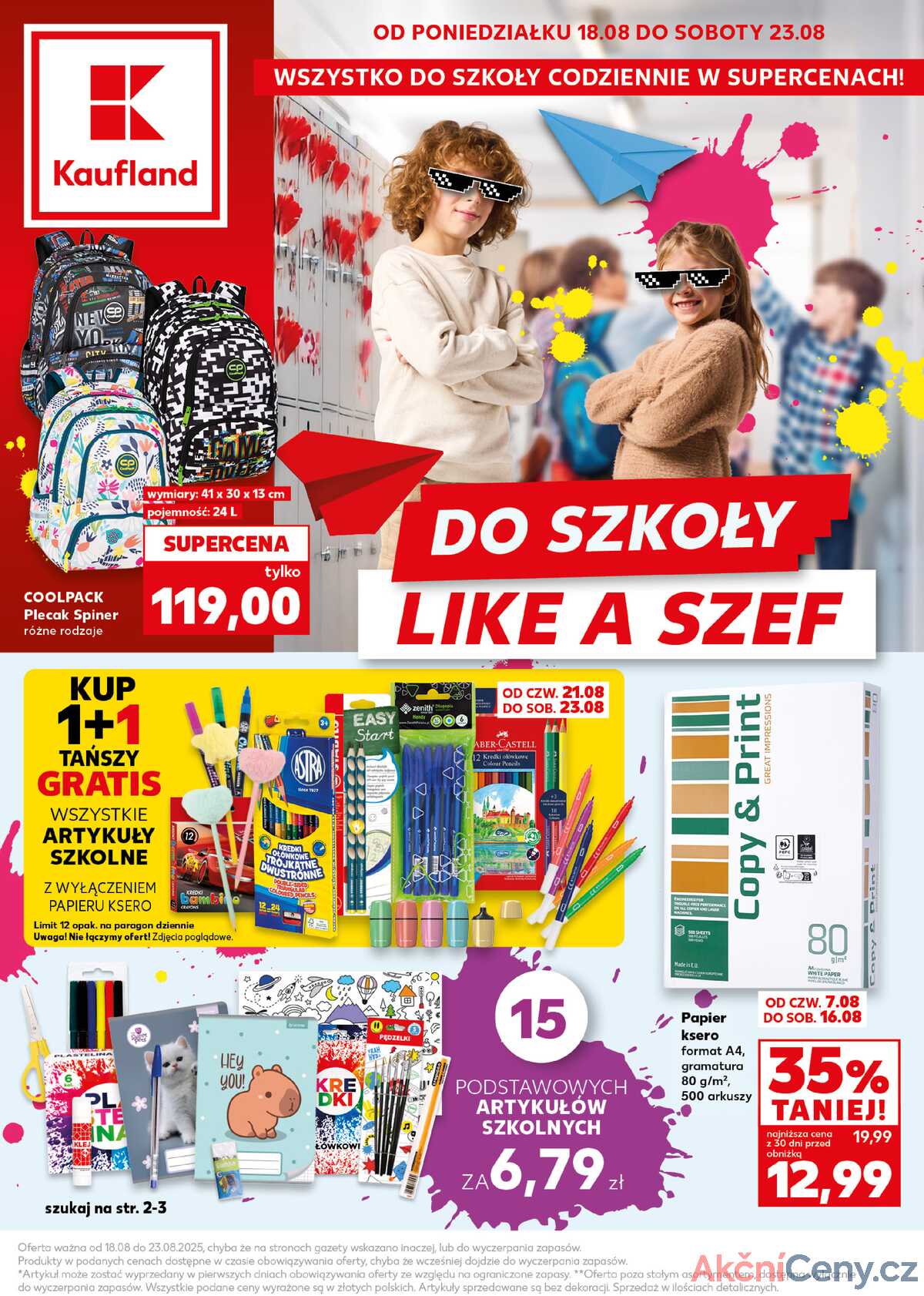 Leták Kaufland Polsko 13.8.-20.8.2025 strana 1