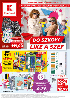 Leták Kaufland Polsko 13.8.-20.8.2025