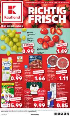 Leták Kaufland Německo 21.8.-27.8.2025
