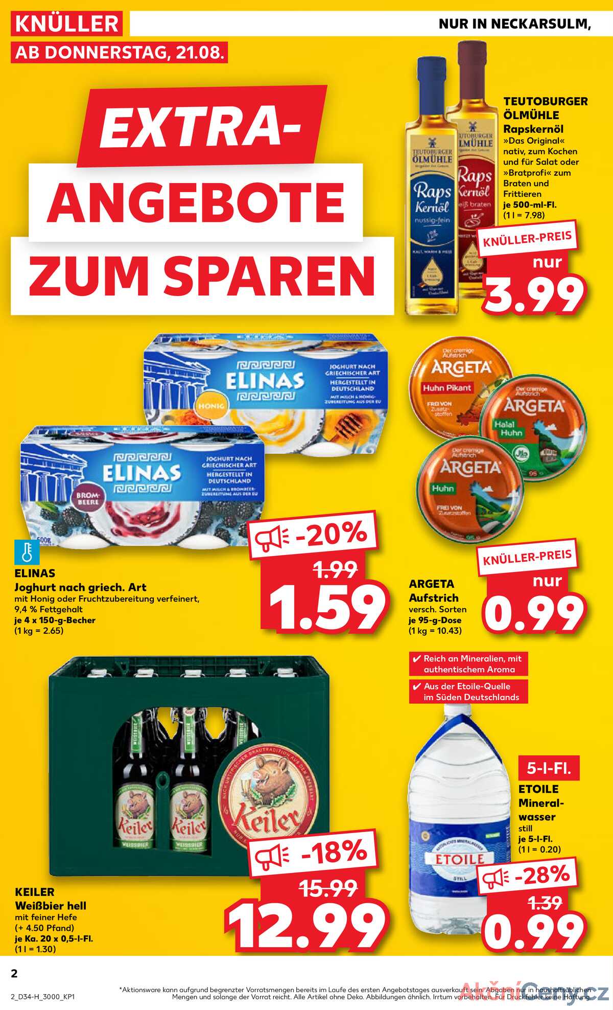 Leták Kaufland Německo 21.8.-27.8.2025 strana 2