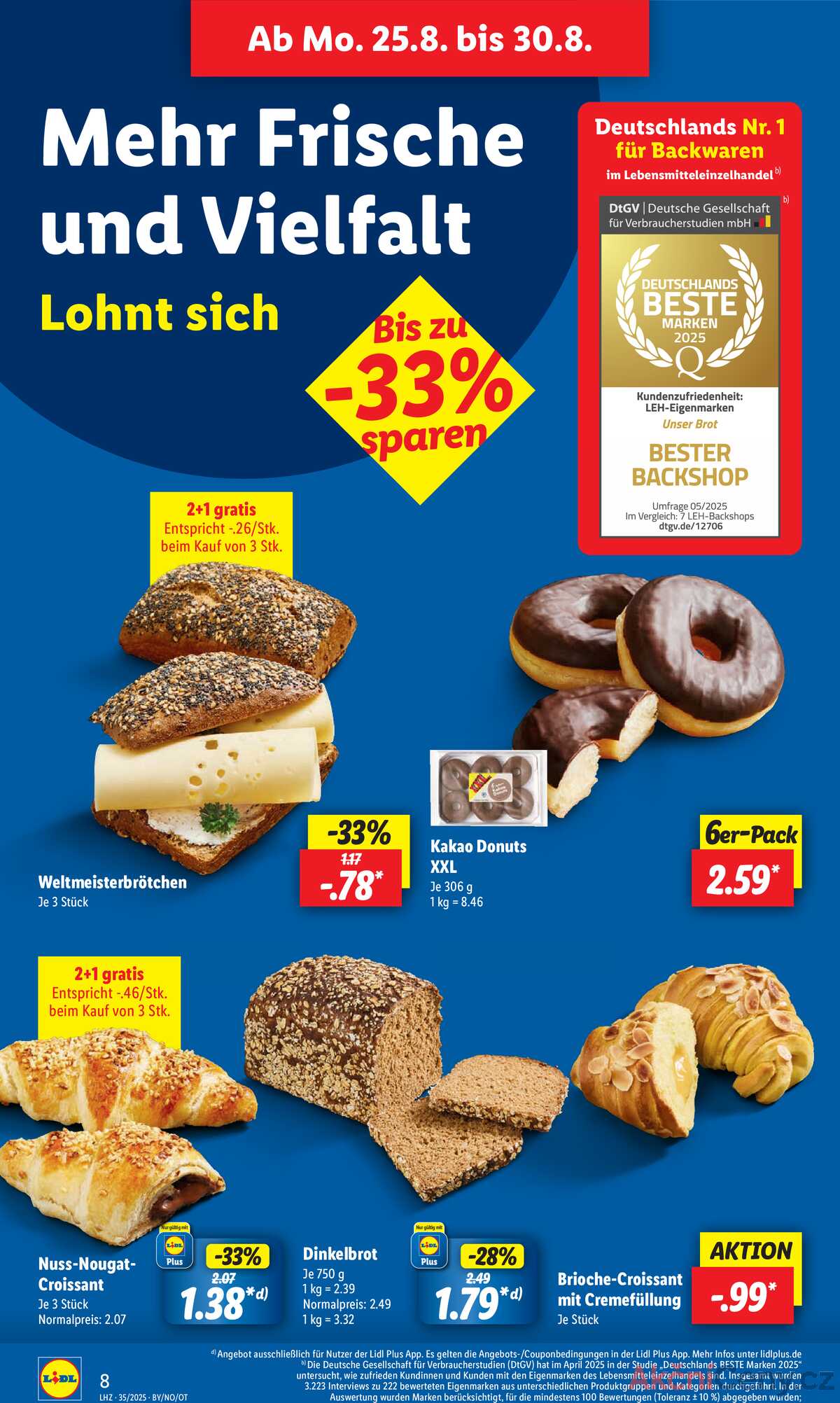 Leták Lidl Německo 25.8.-30.8.2025 strana 14