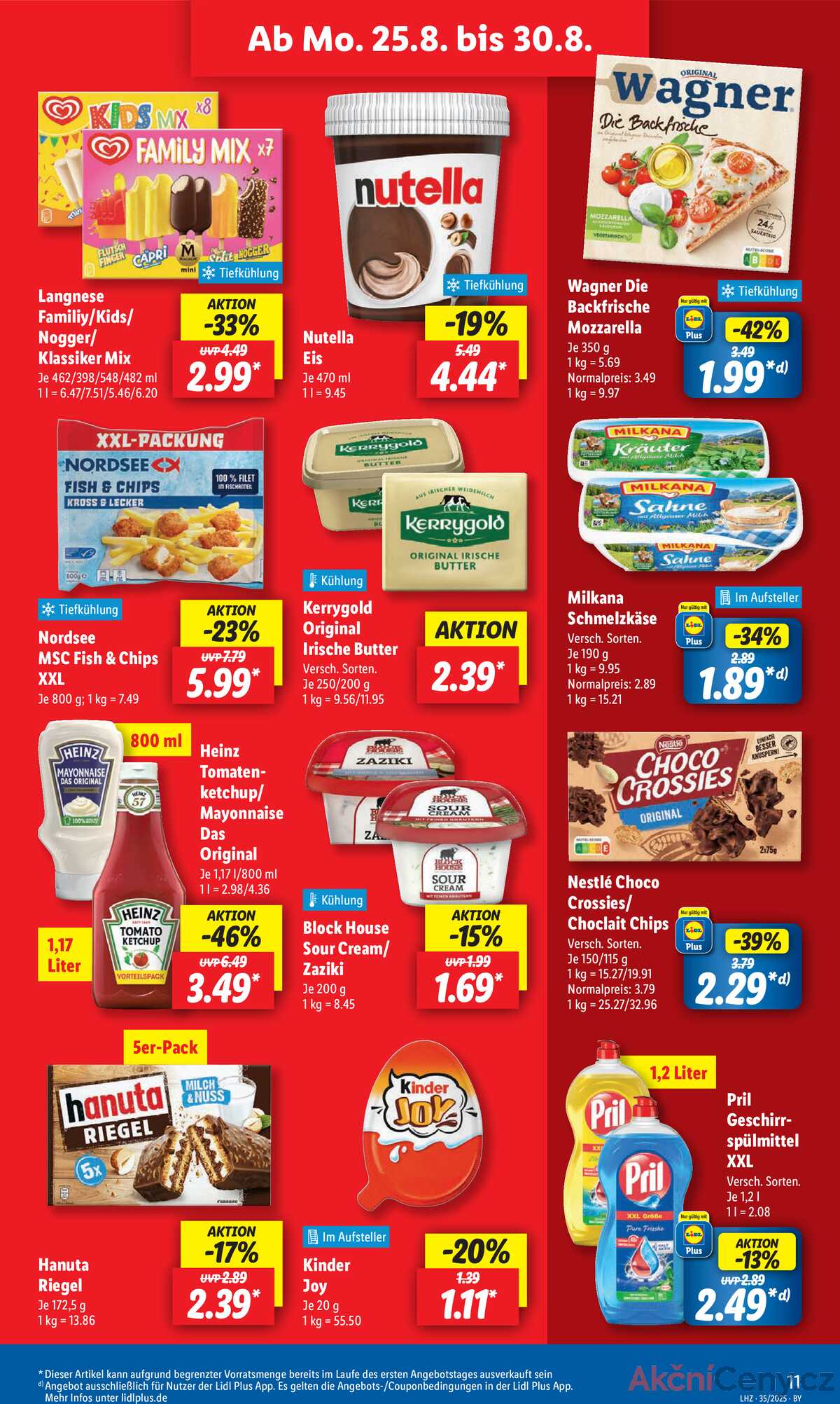 Leták Lidl Německo 25.8.-30.8.2025 strana 17