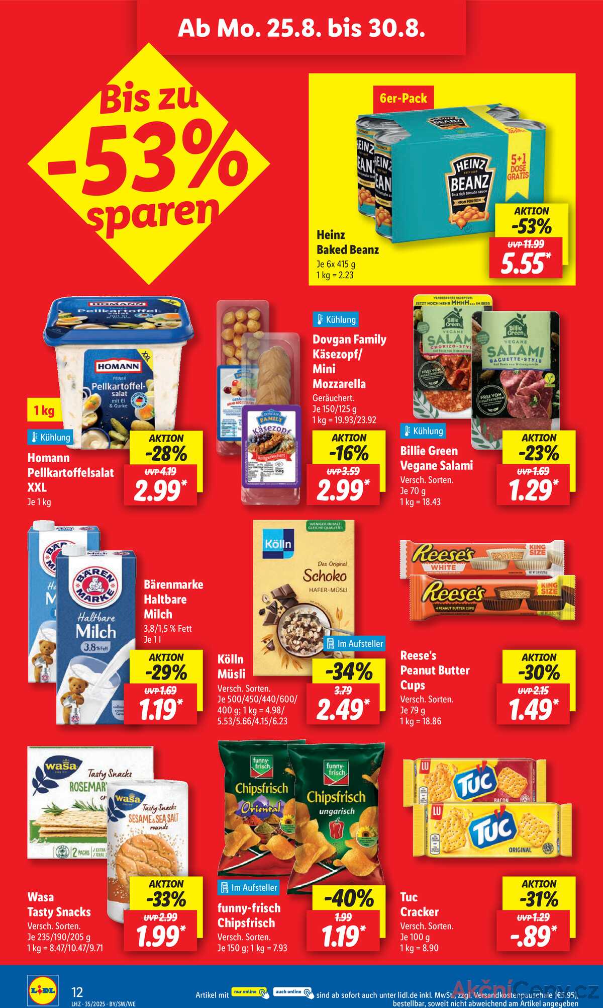 Leták Lidl Německo 25.8.-30.8.2025 strana 18